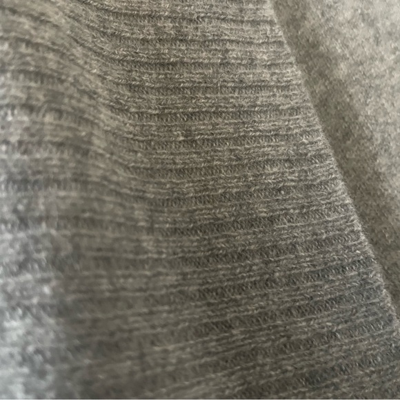 New! Quince Cashmere Open Cardigan Sweater - Heather Grey - Picture 8 of 9